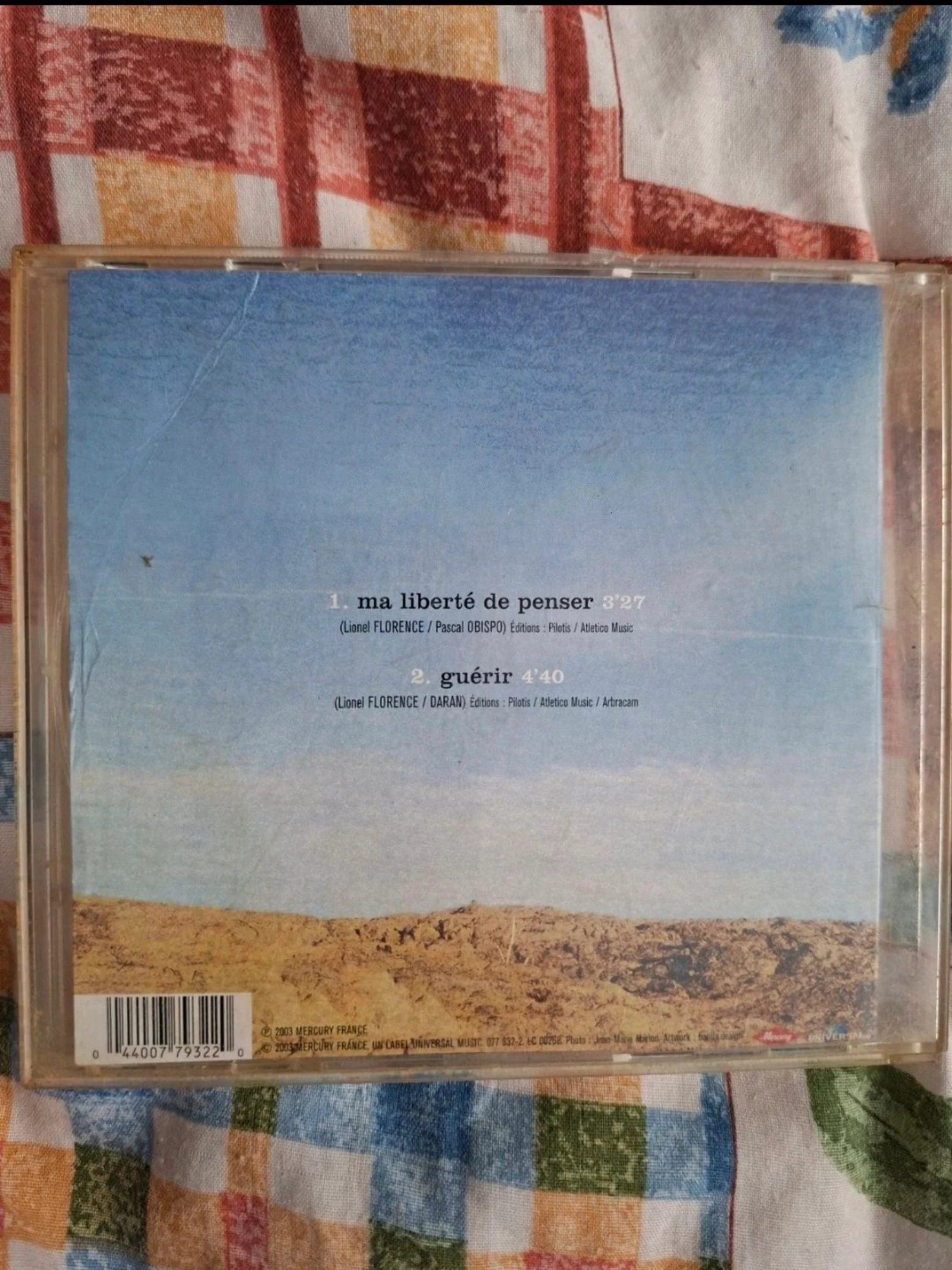 CD de 2 faixas Florent Pagny – photo 2
